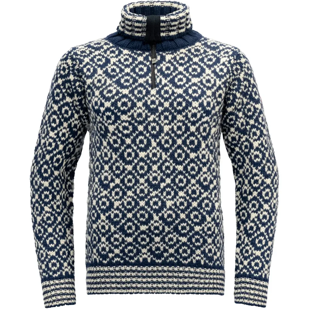Devold Svalbard Wool Zip Neck Pullover