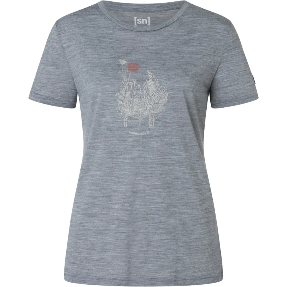 Super.Natural Damen Flowerhands T-Shirt