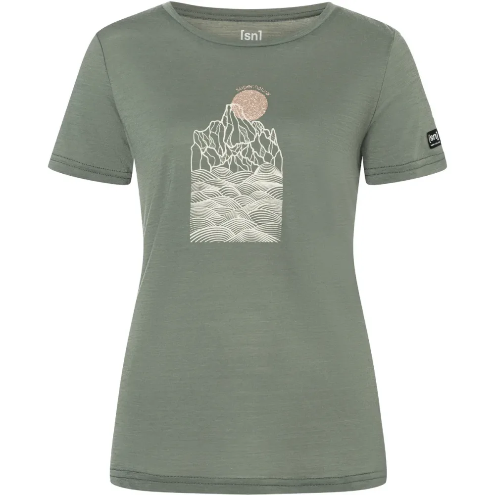 Super.Natural Damen Preikestolen Cliffs T-Shirt