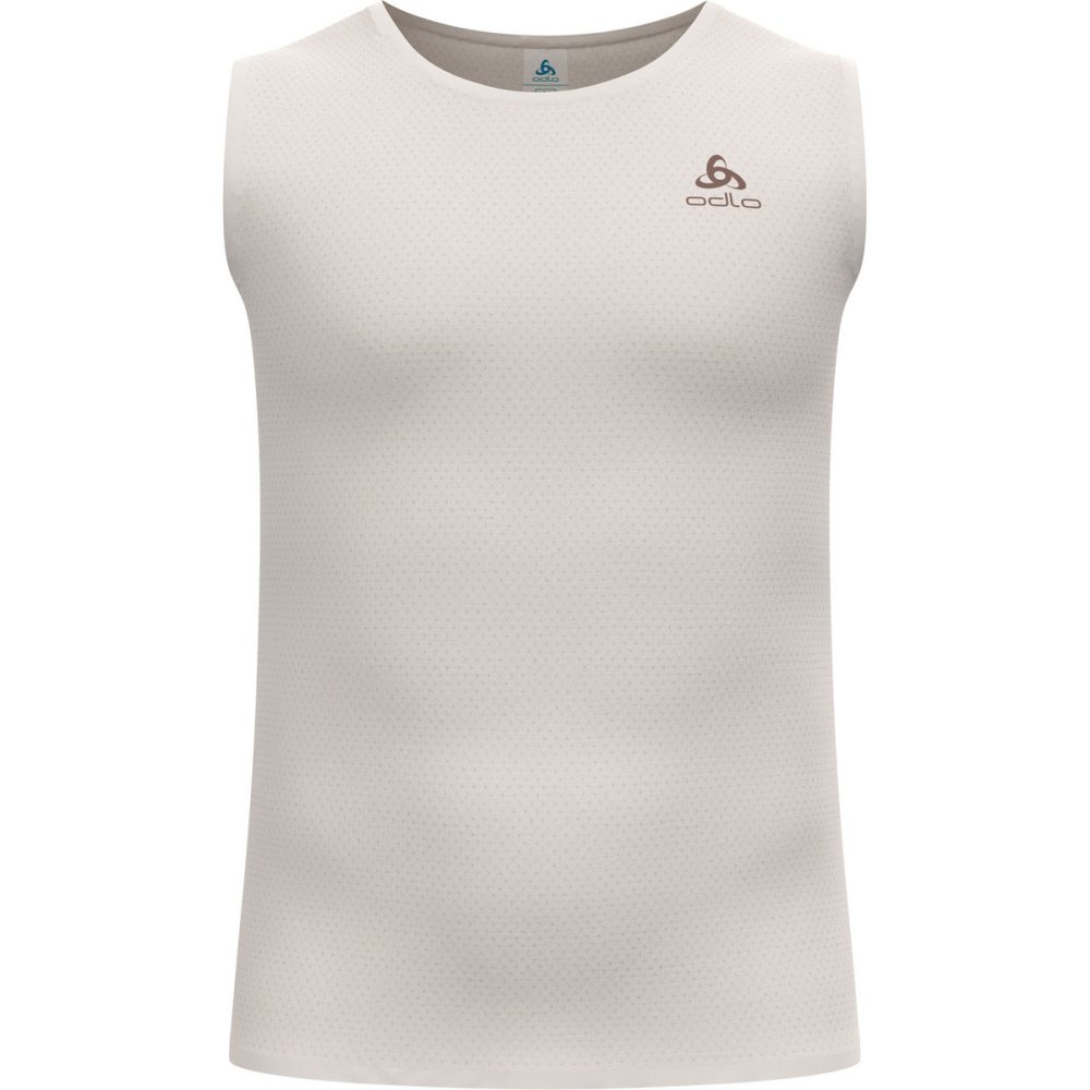 Odlo Merino Performance Wool 140 Seamless Base Layer Tank für Herren - Wandern, Radsport - beige, M