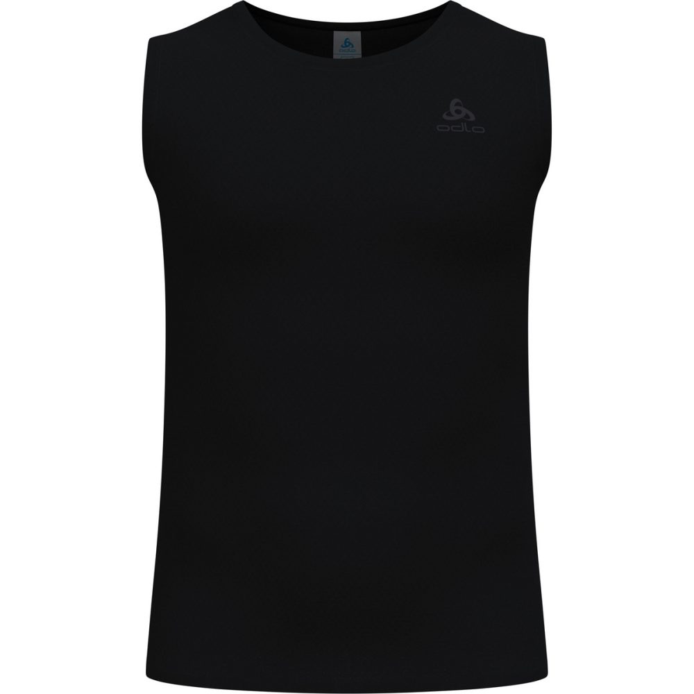 Odlo Merino Performance Wool 140 Seamless Base Layer Tank für Herren - Wandern, Radsport - schwarz, XXL