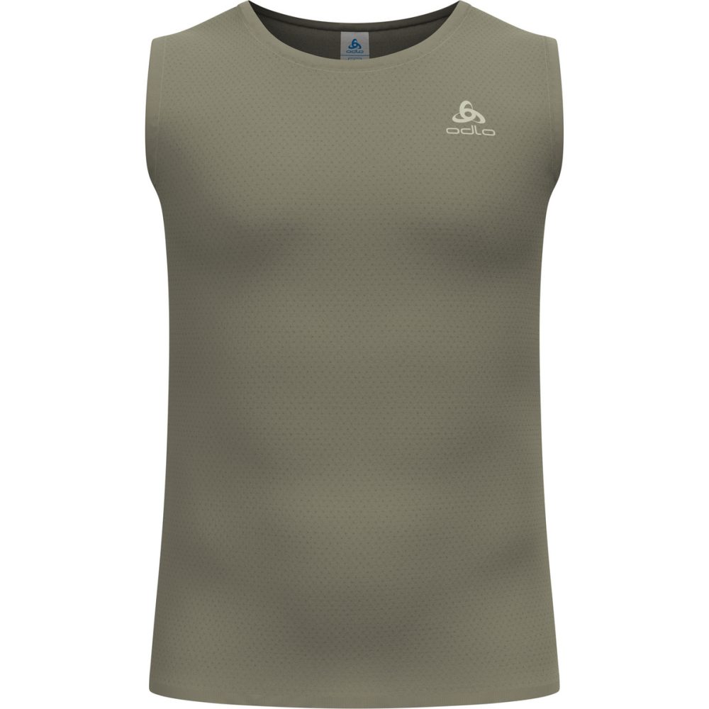 Odlo Merino Performance Wool 140 Seamless Base Layer Tank für Herren - Wandern, Radsport - grün, M