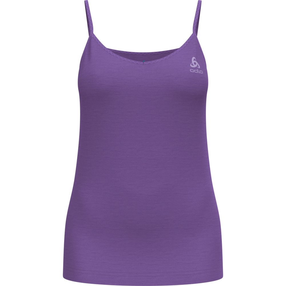 Odlo Merino 160 Base Layer Tank für Damen - Wandern, Radsport - lila, XS