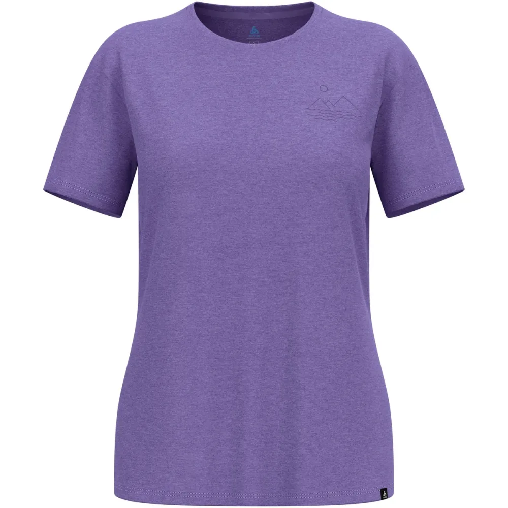 Odlo Damen Ascent Sun. Sea. Mountains. T-Shirt