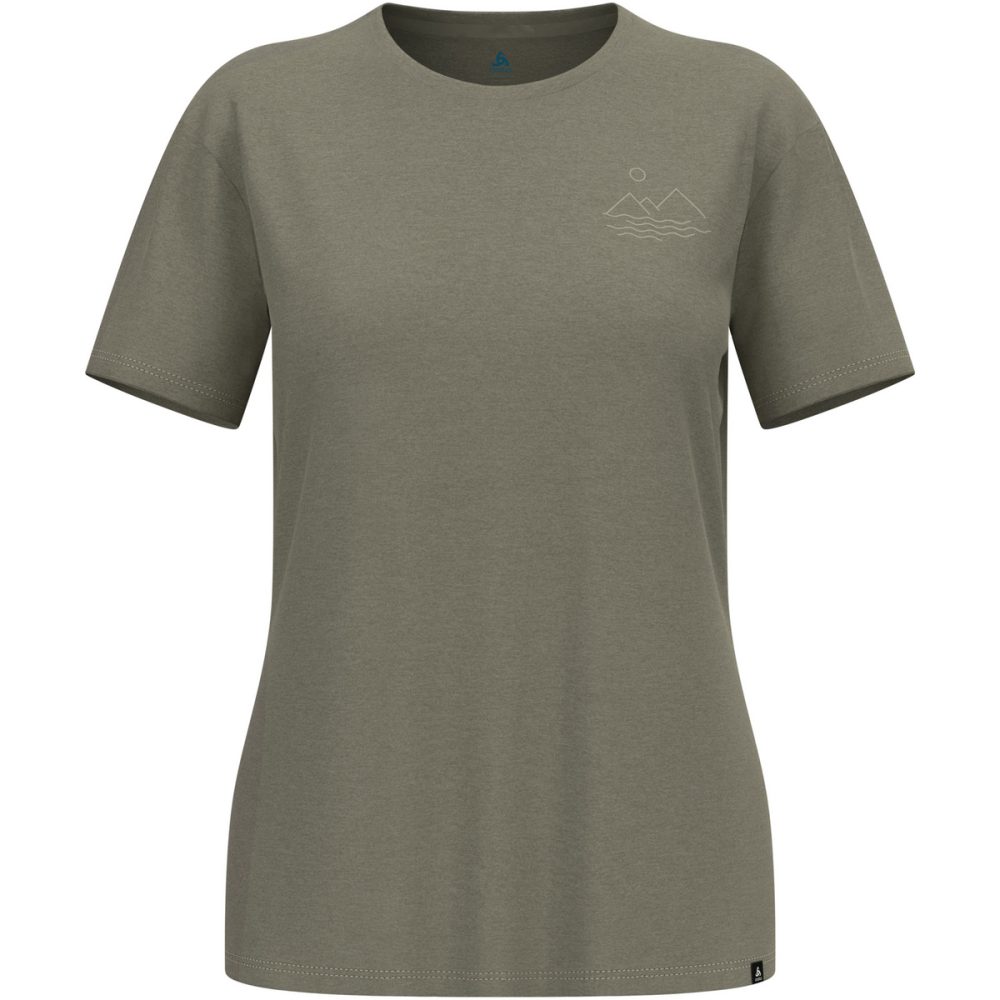 Odlo Ascent Sun. Sea. Mountains. T-Shirt für Damen - Wandern - grün, S