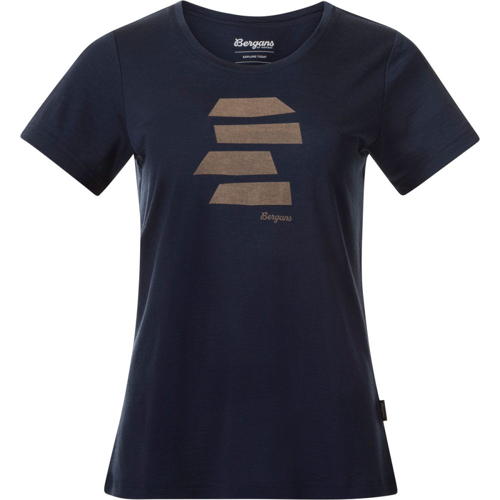 Bergans Damen Rabot Mount Wool T-Shirt