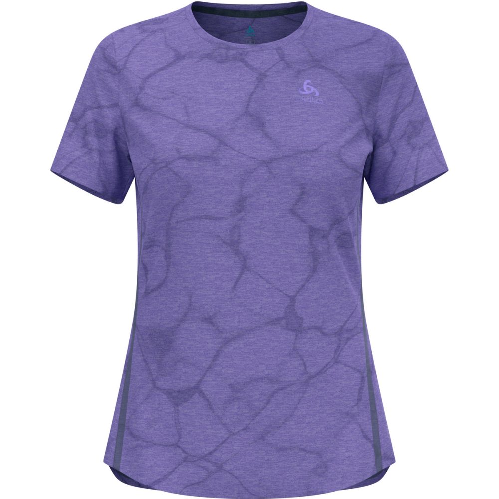 Odlo Zeroweight Engineered Chill-Tec Lauf-T-Shirt für Damen - Training, Running - lila, XL