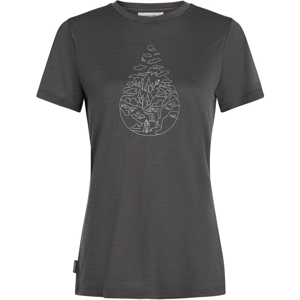 Icebreaker Damen Tech Lite III Hike Path T-Shirt