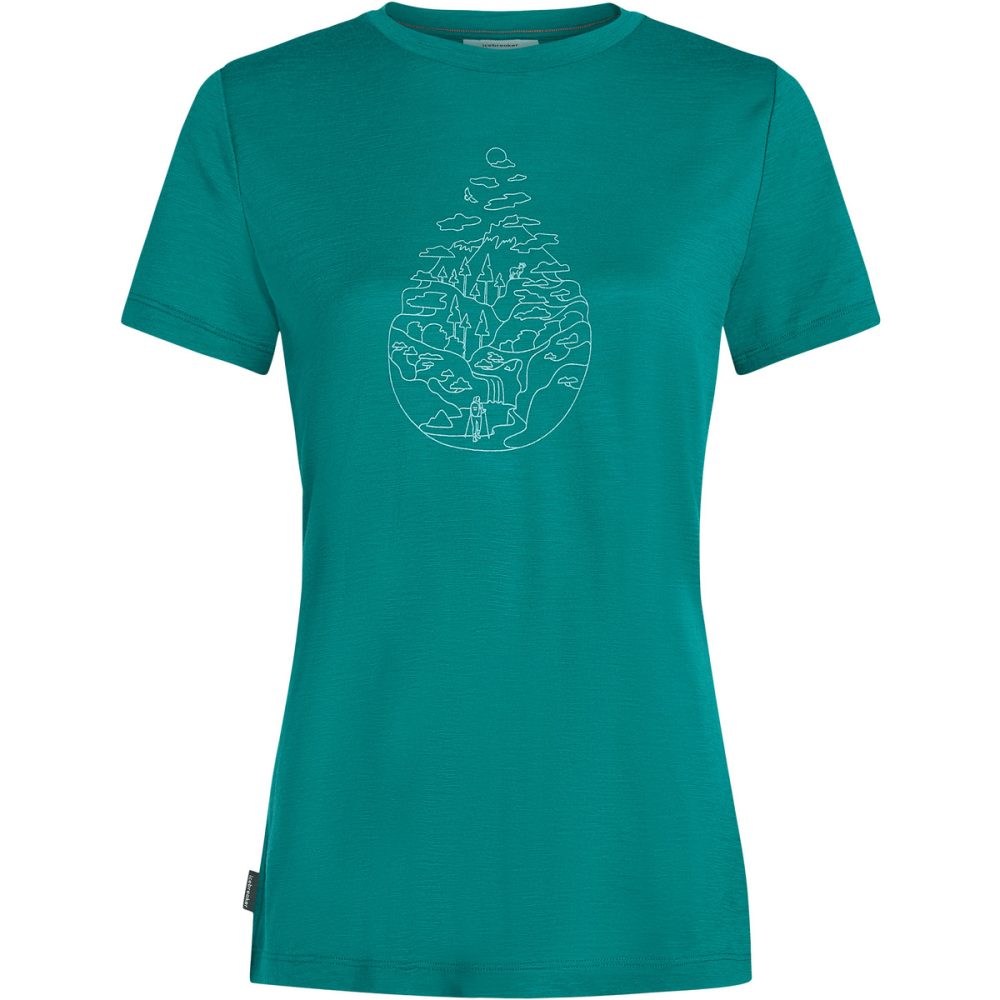 Icebreaker Damen Tech Lite III Hike Path T-Shirt