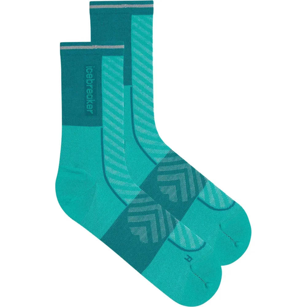 Icebreaker Damen Run+ Ultralight Crew Socken