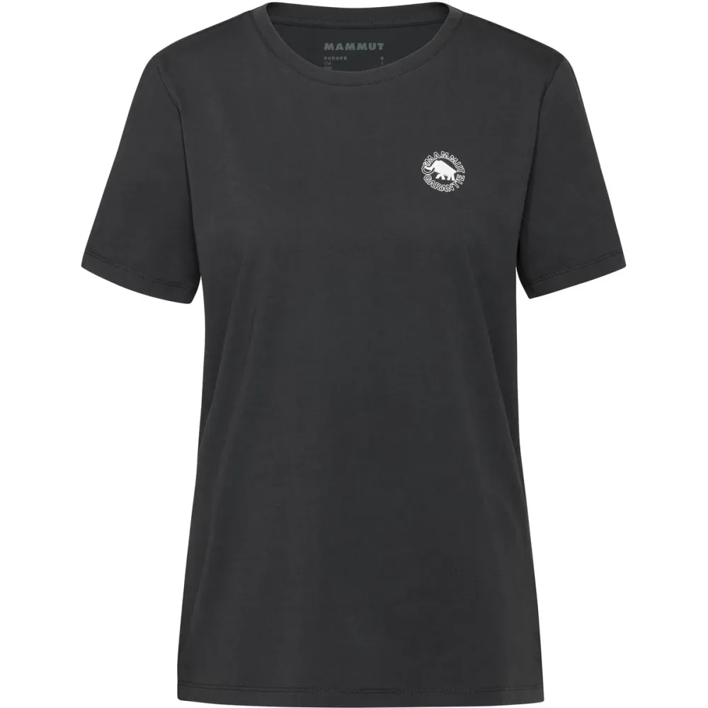 Mammut Alltags-T?Shirt aus 100 % ökologischer Baumwolle Core T-Shirt Women Garantie Schwarz M