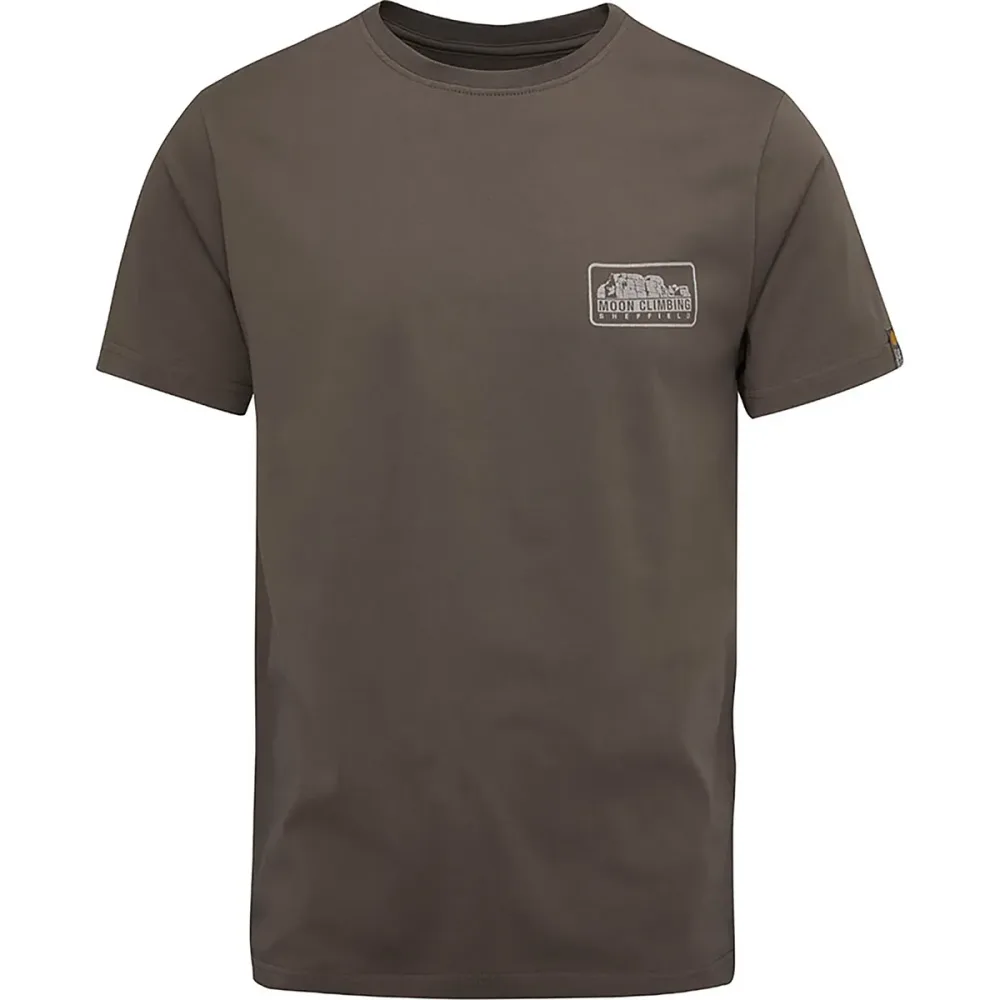 moon Herren Printed Badge T-Shirt