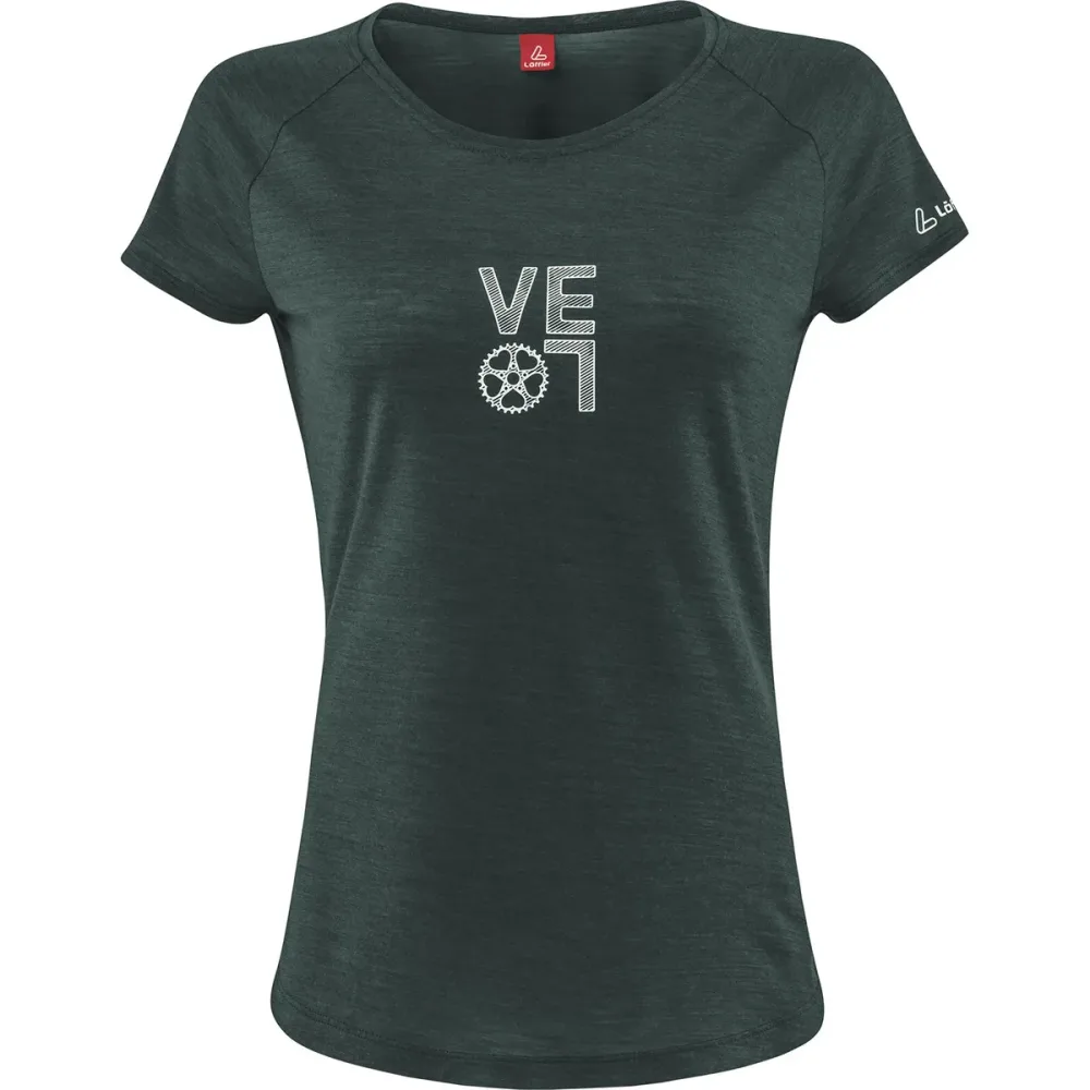 Löffler Damen Print Velo T-Shirt
