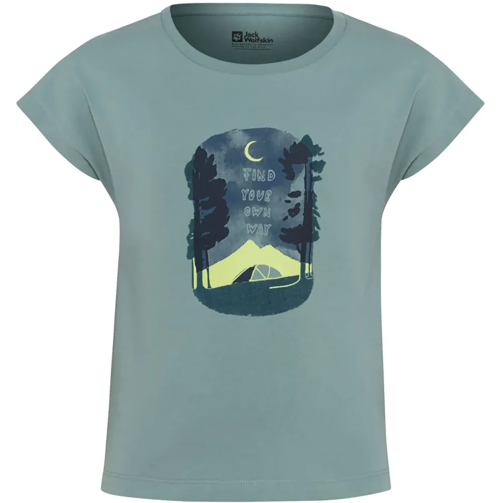 Jack Wolfskin Kinder Graphic Girls T-Shirt