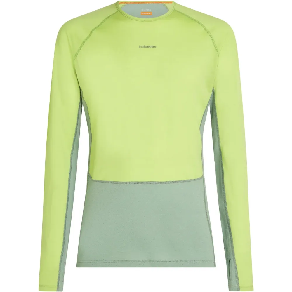 Icebreaker Herren 200 ZoneKnit Crewe Longsleeve