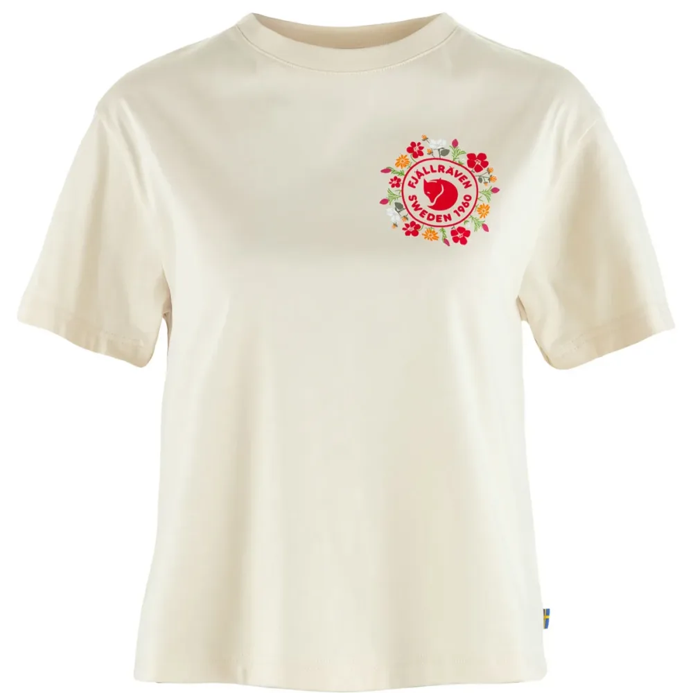Fjällräven Damen Fjällblomster Logo T-Shirt
