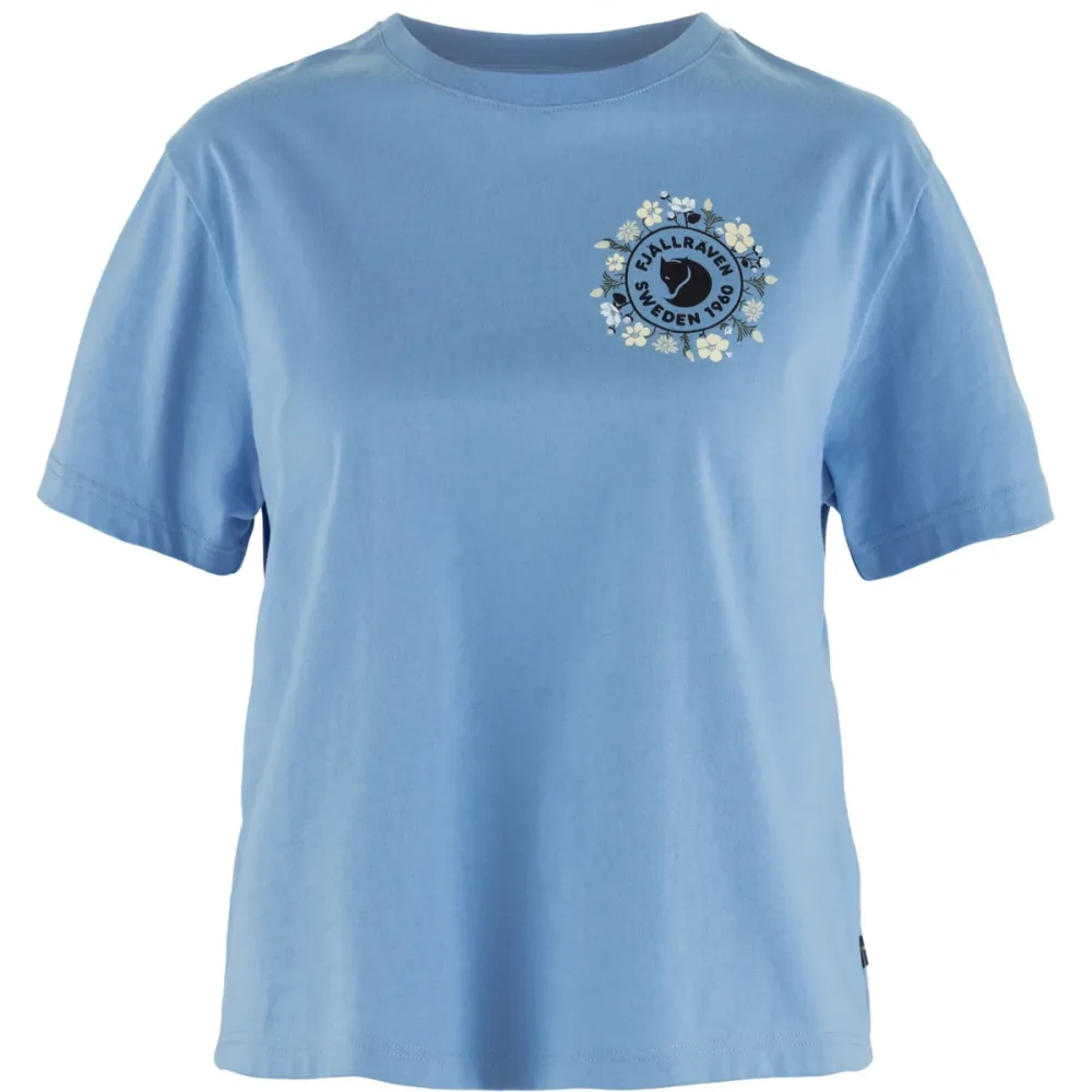 Fjällräven Damen Fjällblomster Logo T-Shirt