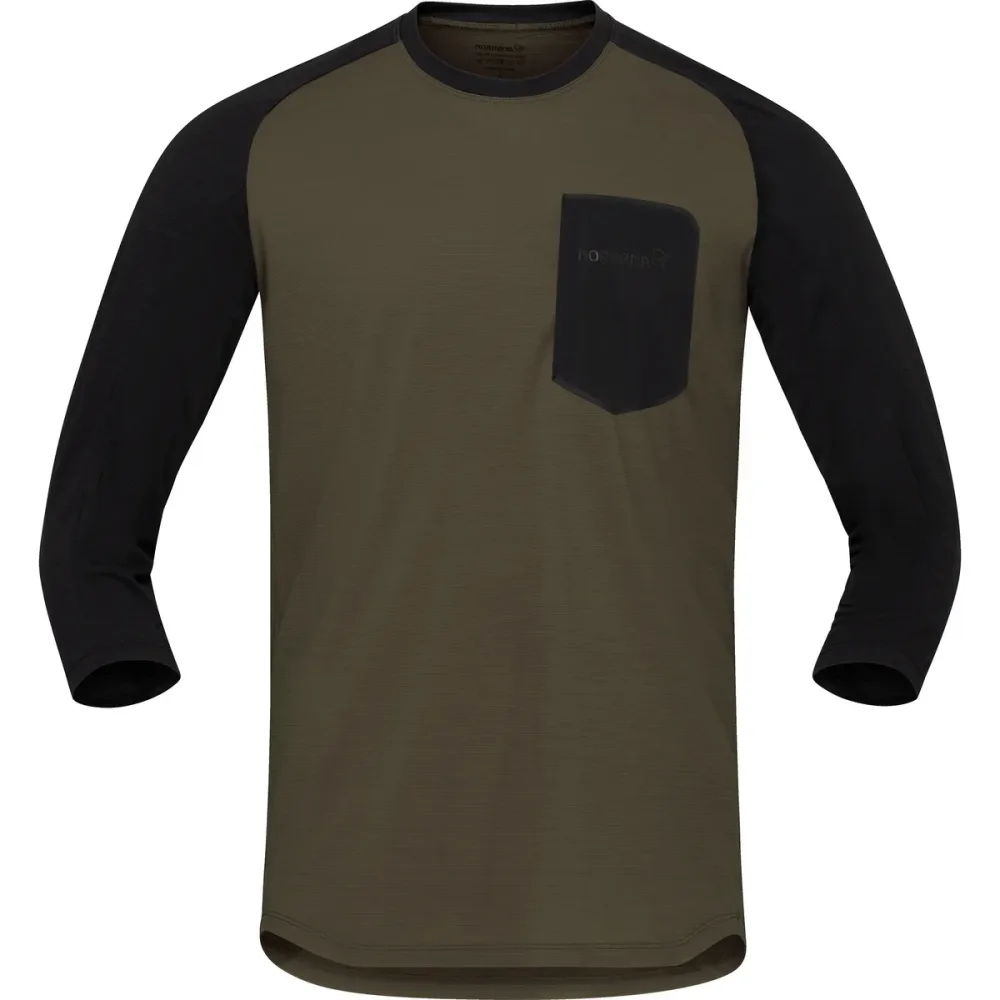 Norrona Herren Skibotn Equaliser Merino 3/4 T-Shirt