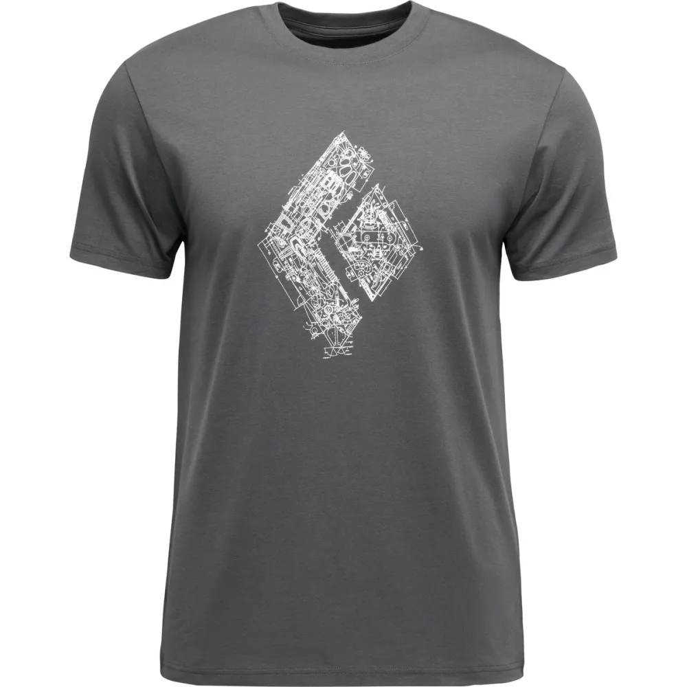 Black Diamond Herren Engineered Diamond T-Shirt