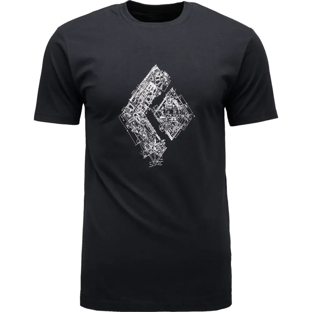 Black Diamond Herren Engineered Diamond T-Shirt