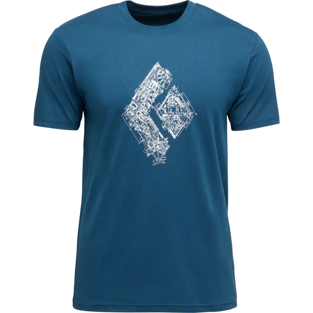 Black Diamond Herren Engineered Diamond T-Shirt