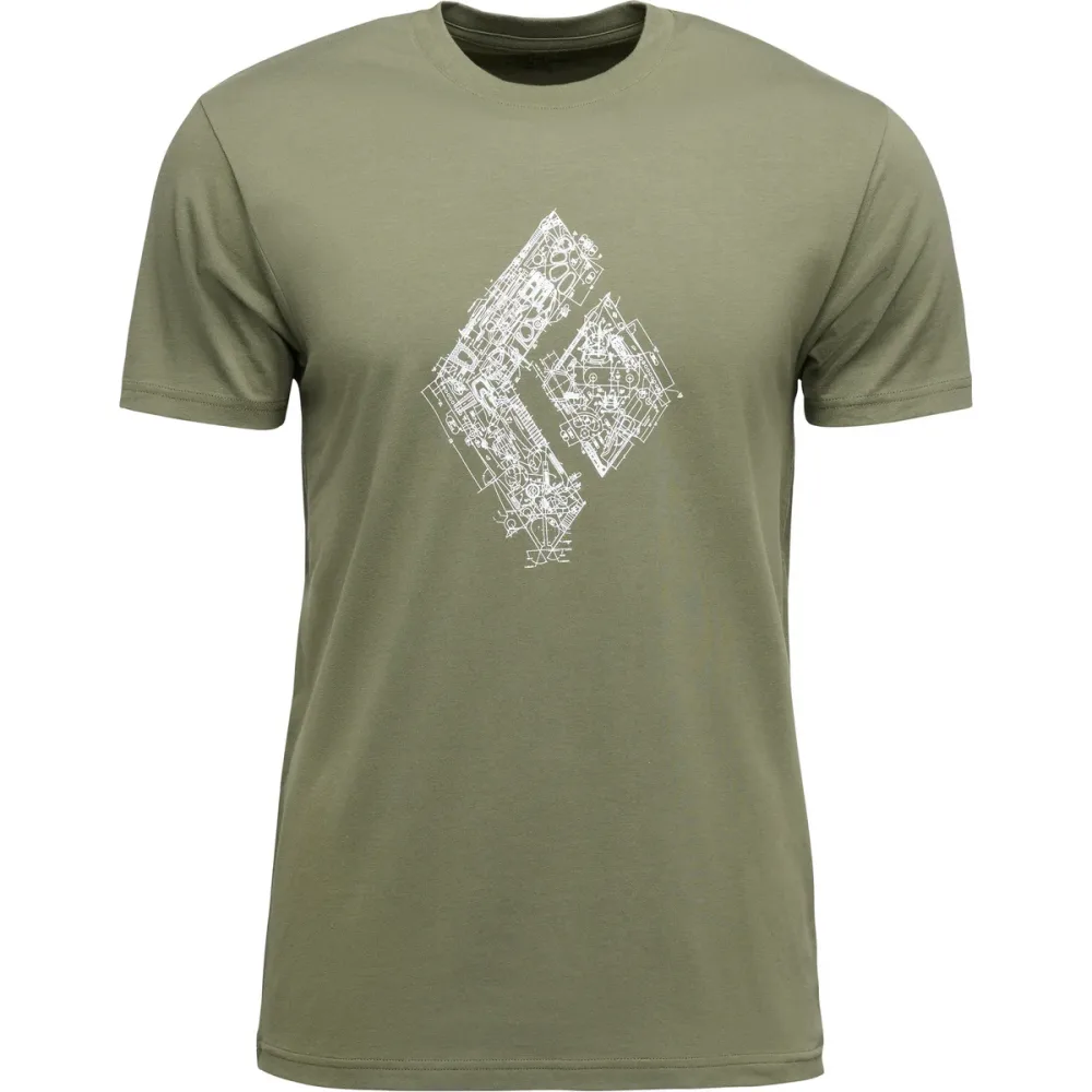 Black Diamond Herren Engineered Diamond T-Shirt