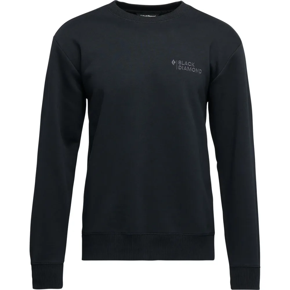 Black Diamond Herren Mini Stacked Crewneck Pullover