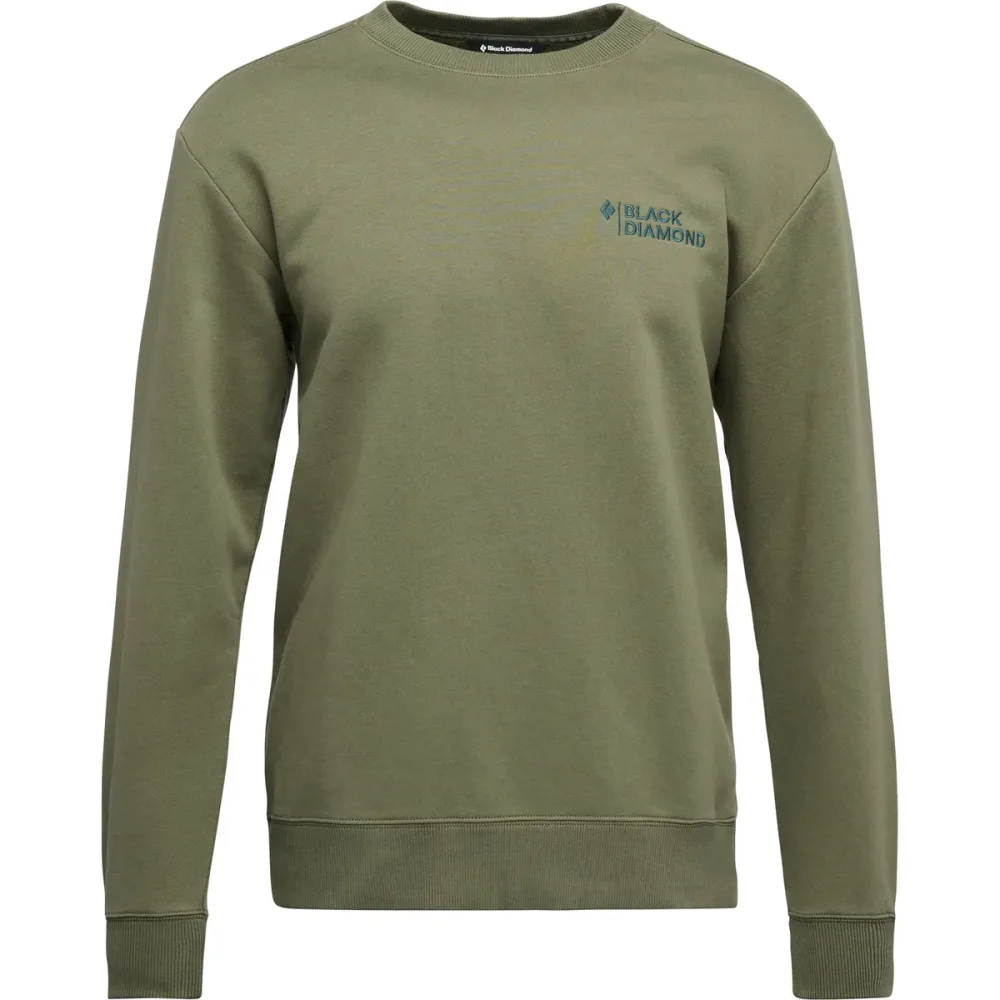Black Diamond Herren Mini Stacked Crewneck Pullover