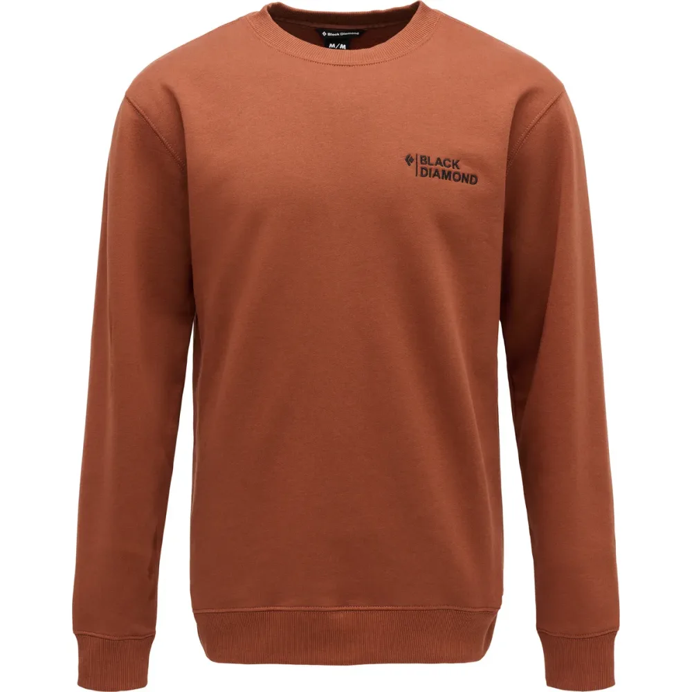 Black Diamond Herren Mini Stacked Crewneck Pullover