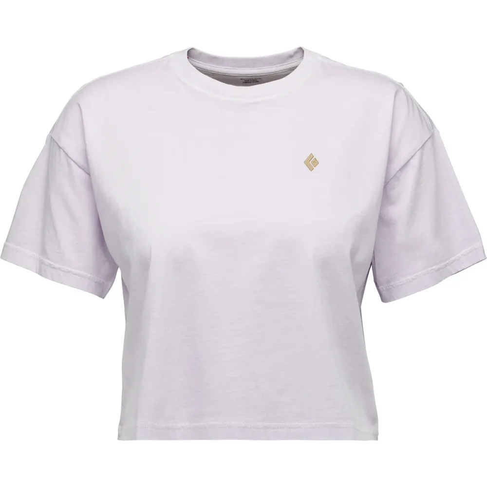 Black Diamond Damen Diamond Crop T-Shirt