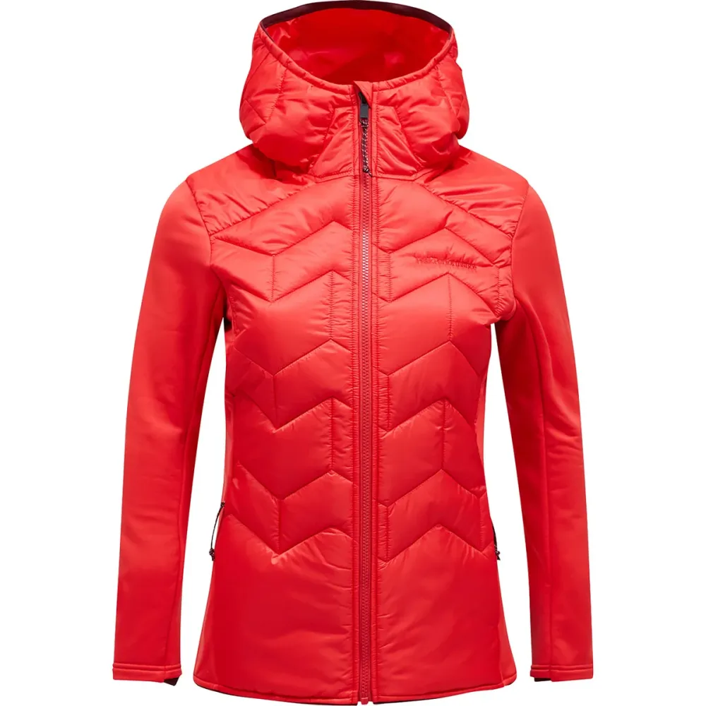 Peak Performance Damen Elevate Liner Hybrid Hoodie Jacke