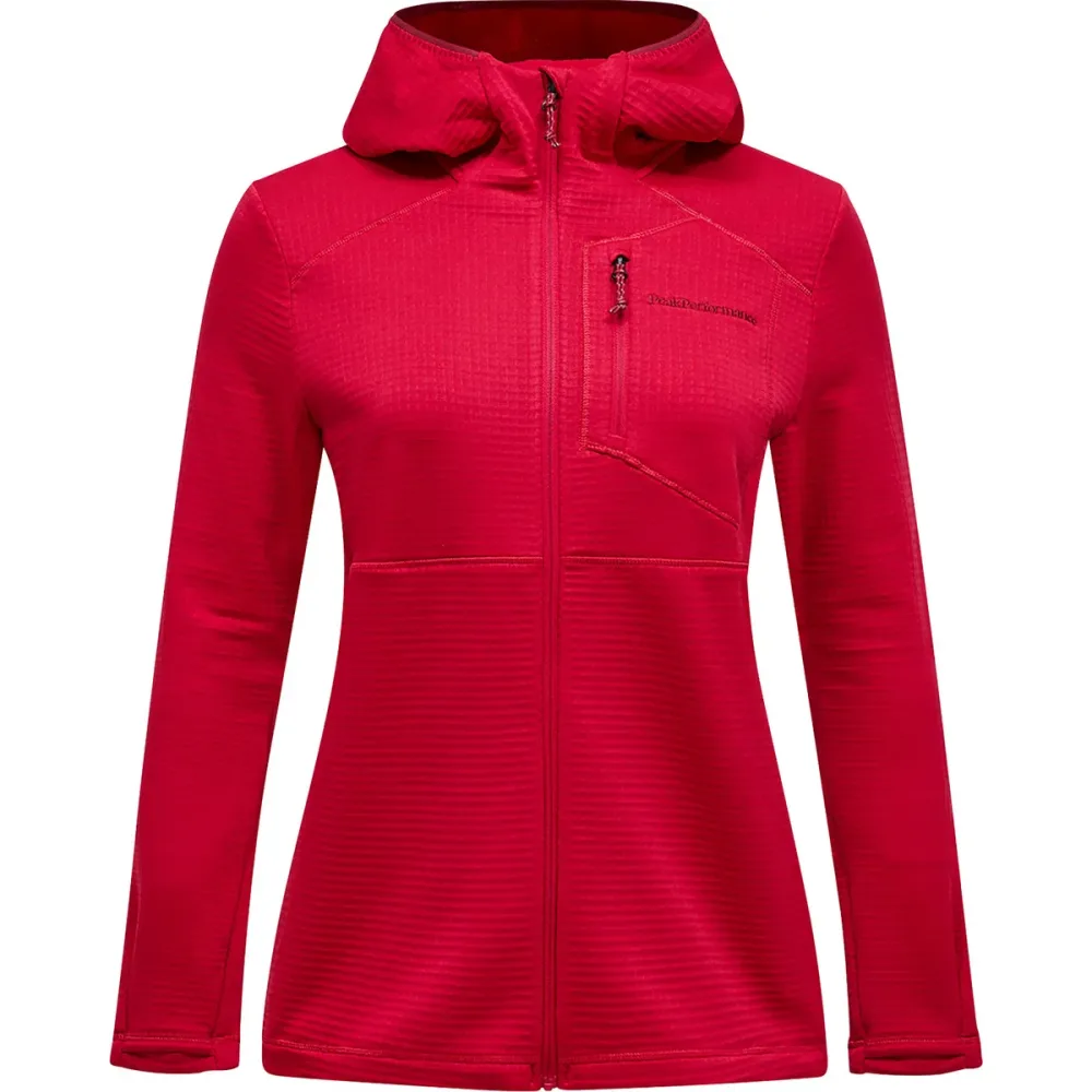Peak Performance Damen Trail Polartec Hoodie Jacke