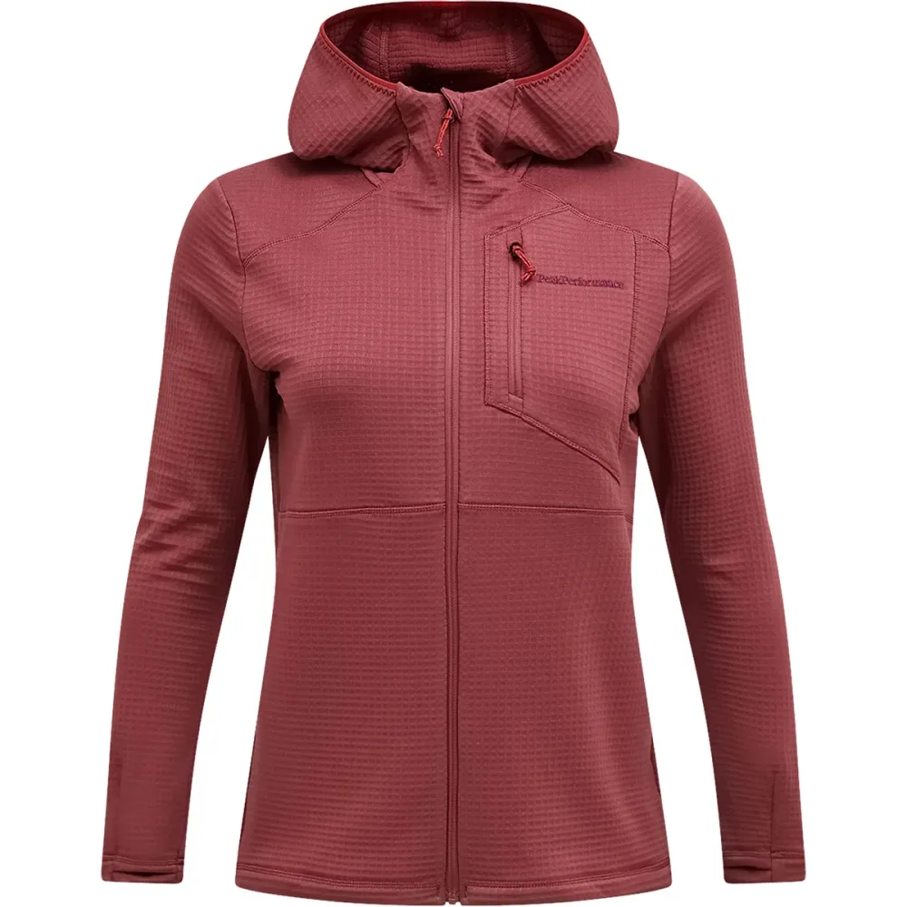 Peak Performance Damen Trail Polartec Hoodie Jacke