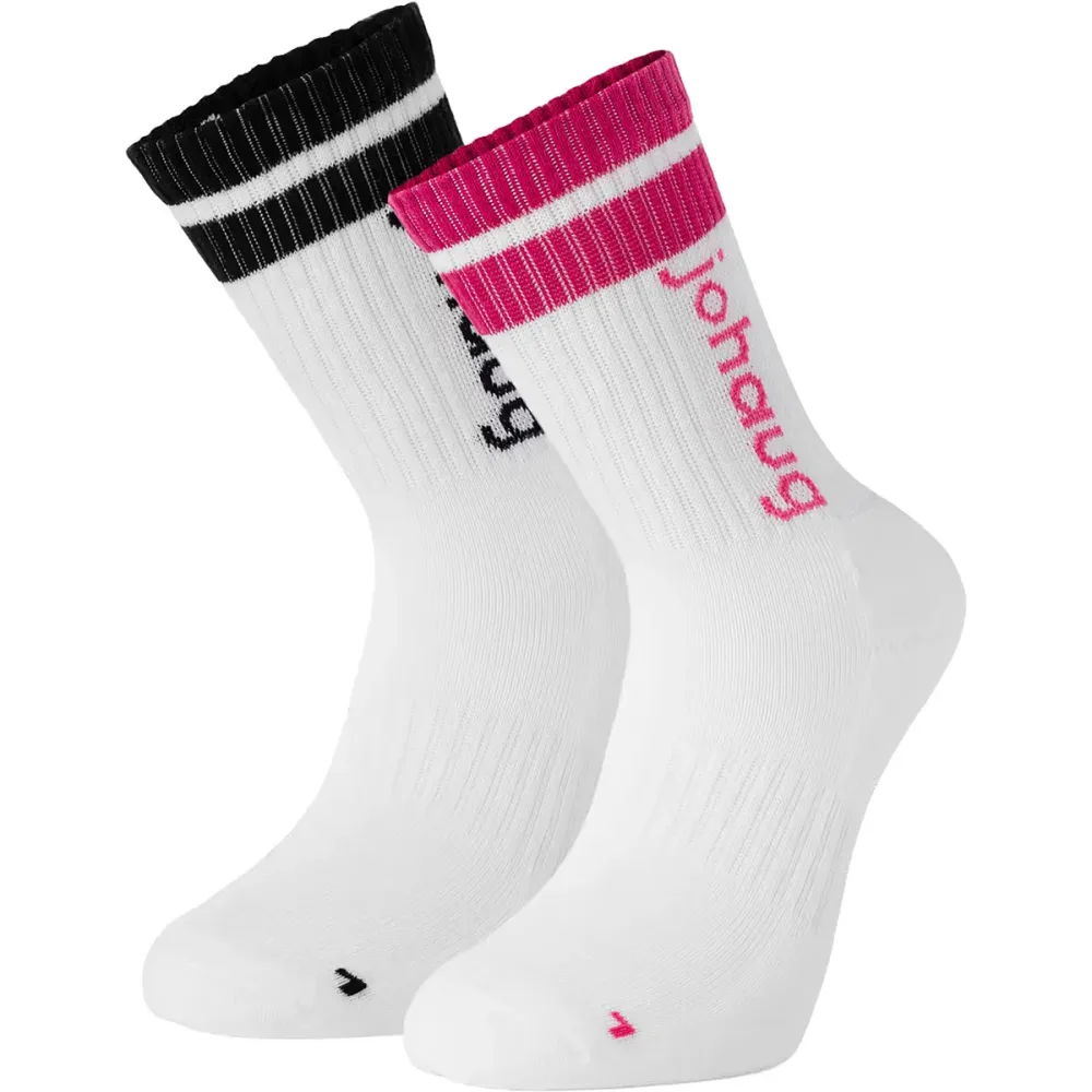Johaug Damen Retro Sports 2er Pack Socken