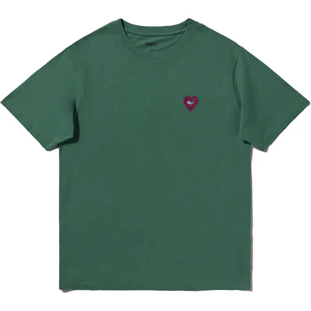 Brava Fabrics Herren Asis Percales Heart T-Shirt