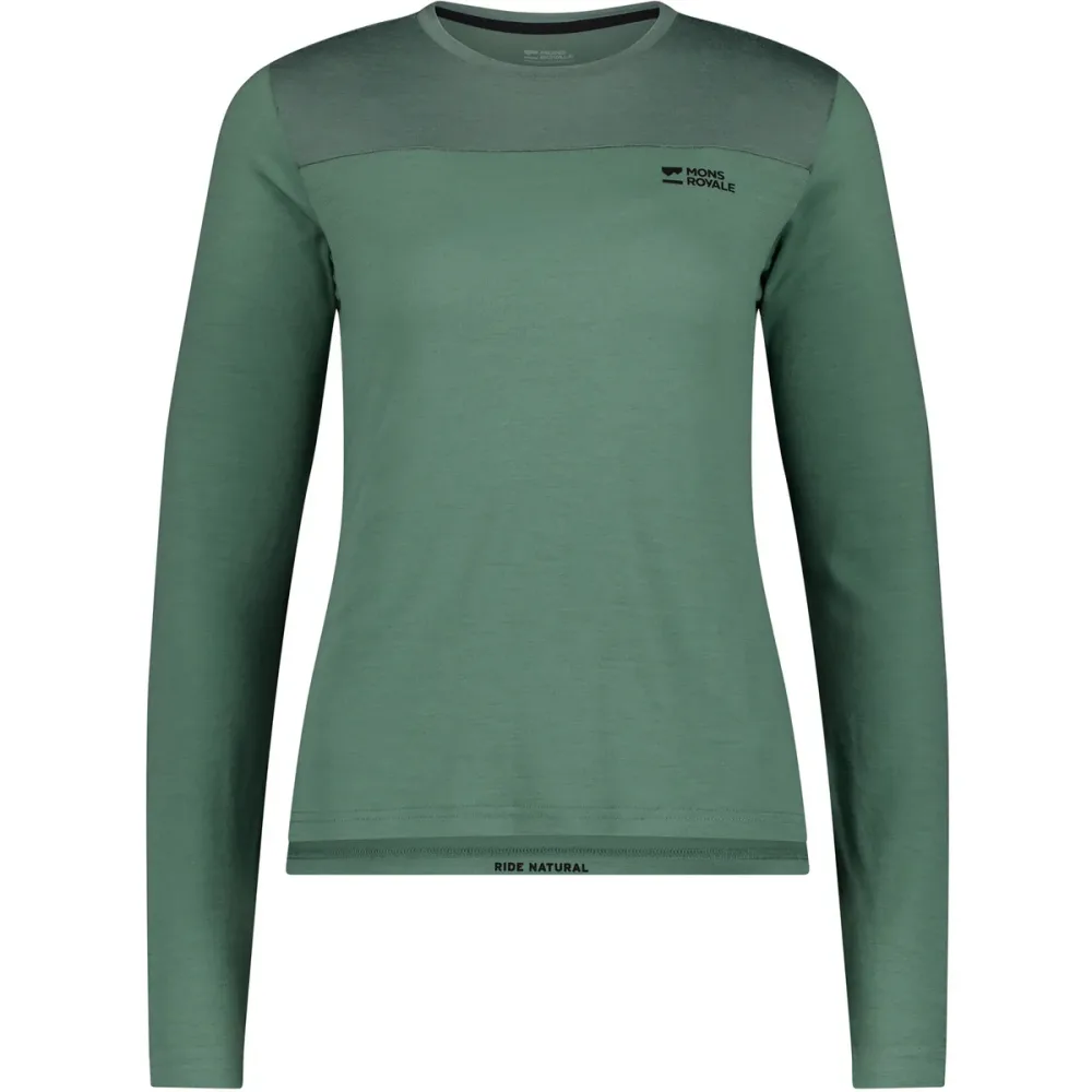 Mons Royale Damen Diversion Merino Bike Longsleeve