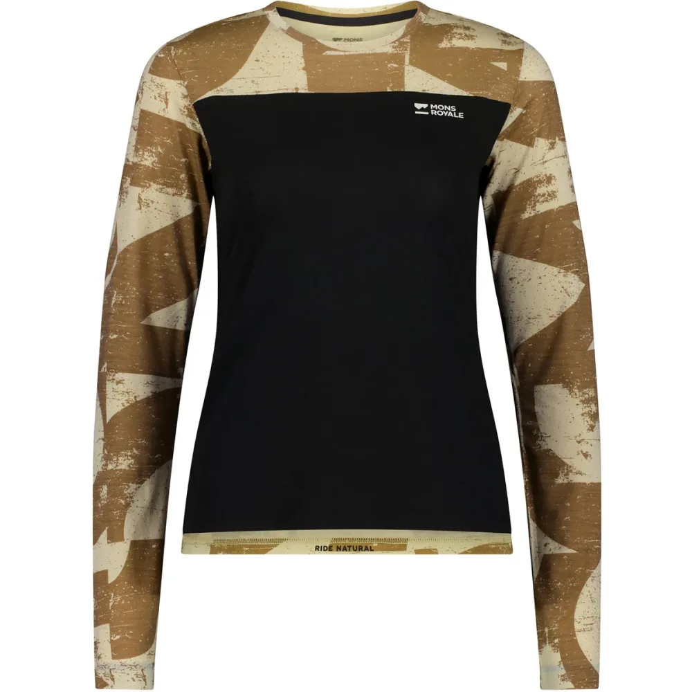 Mons Royale Damen Diversion Merino Bike Longsleeve