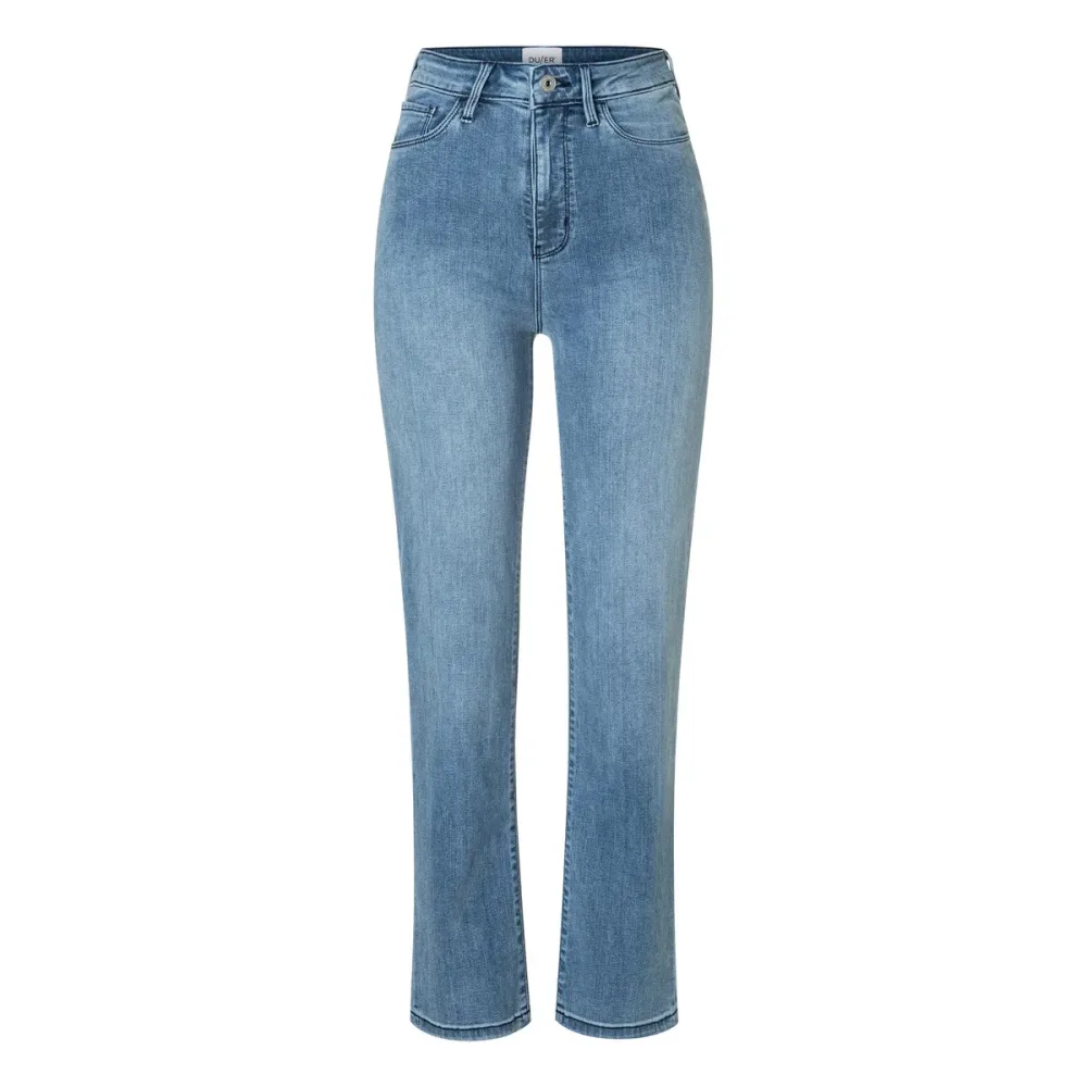 Duer Damen No Sweat High Rise Slim Straight Jeans