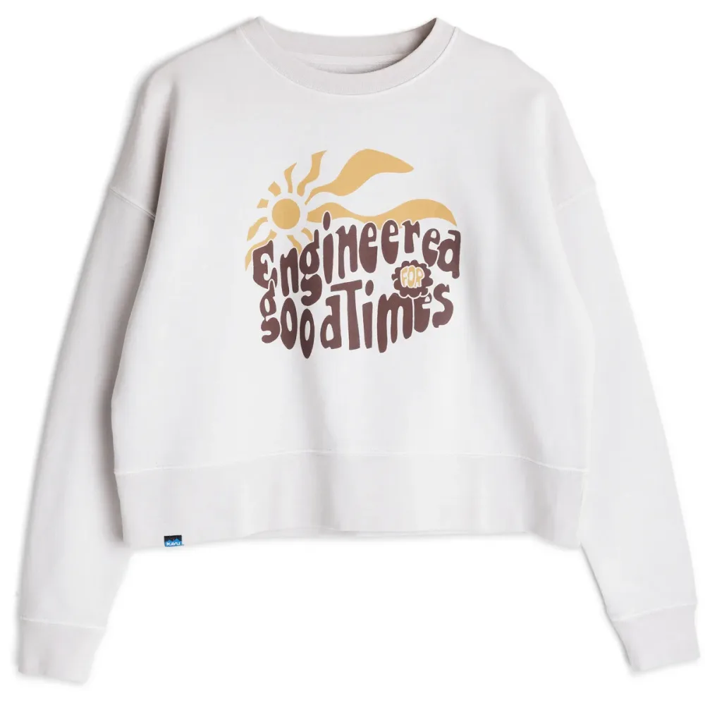 Kavu Damen Crew Crop Pullover