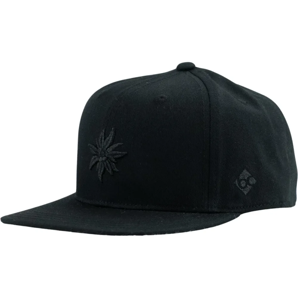 Bavarian Caps Edelweiß: Black Edition Flat Cap