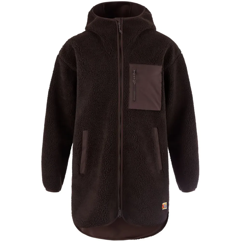 Fjällräven Damen Vardag Pile Fleece Long Jacke