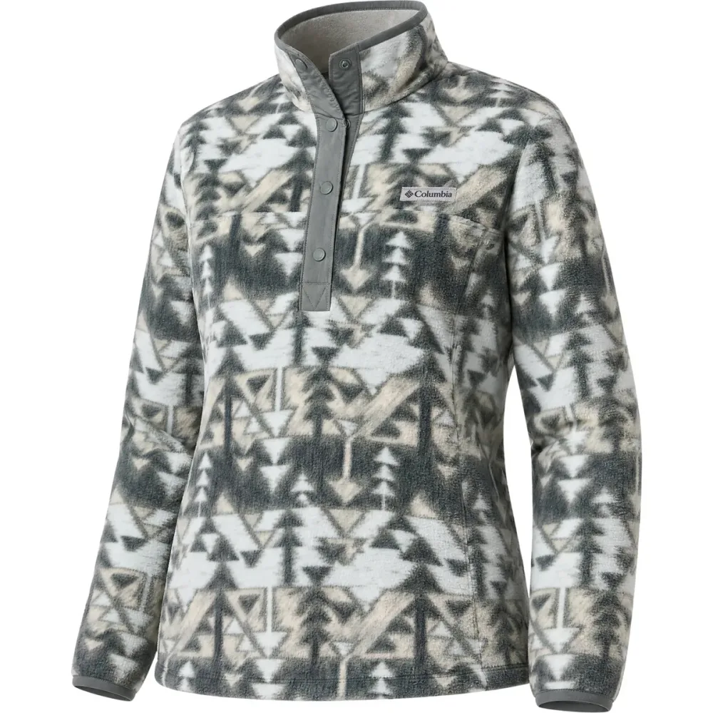 Columbia Damen Benton Springs Printed 1/2 Snap Pullover