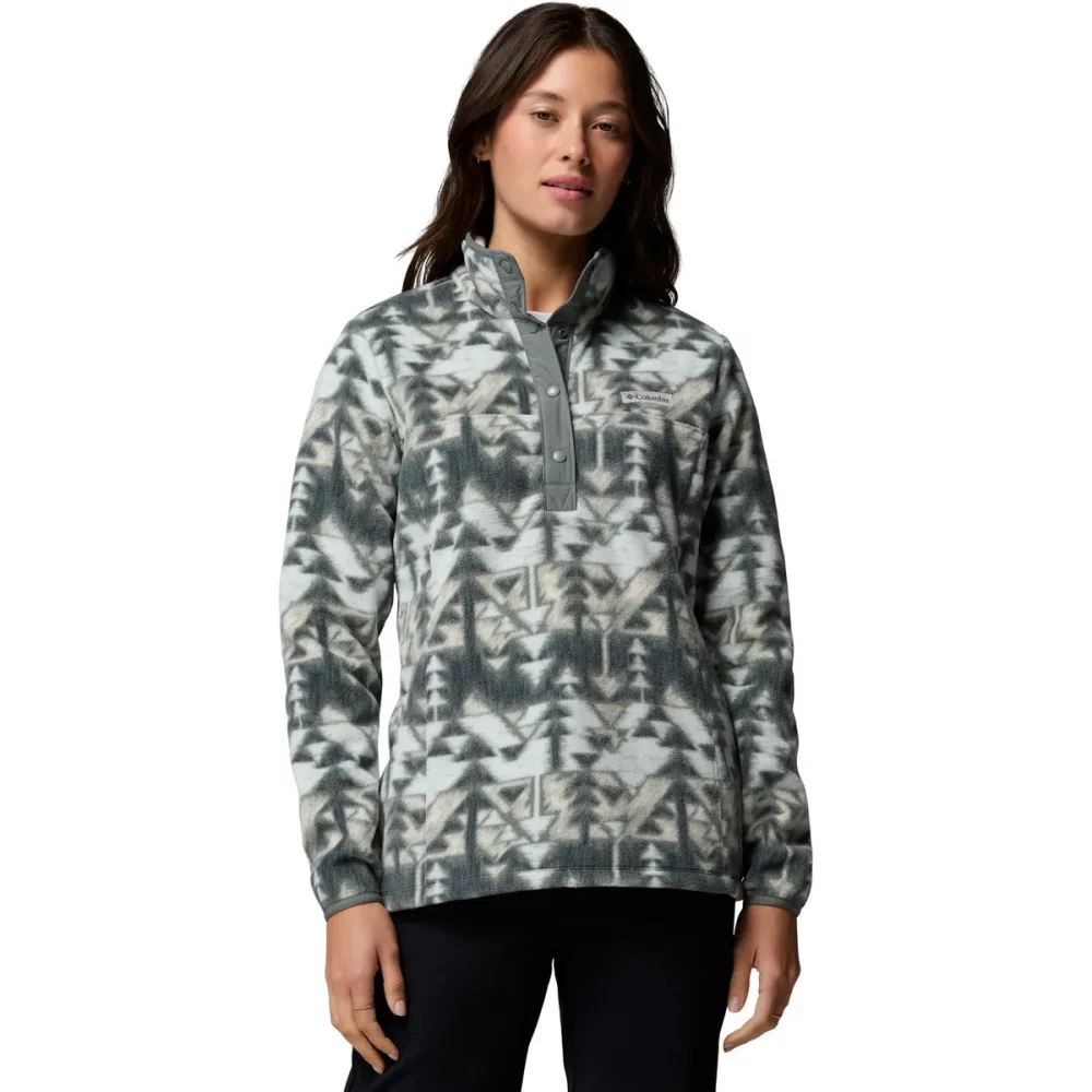 Columbia Damen Benton Springs Printed 1/2 Snap Pullover