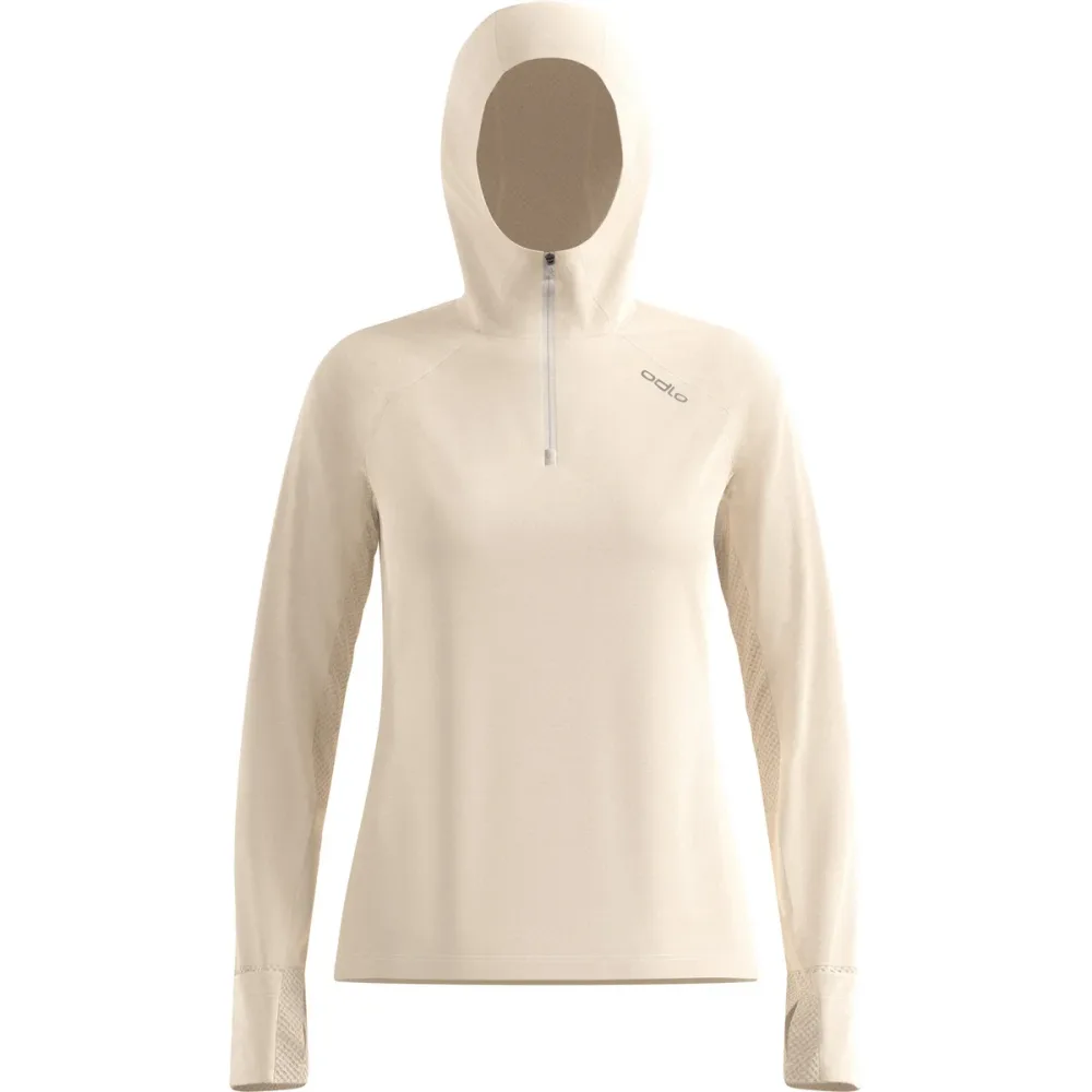 Odlo X-Alp Lauf-Hoodie für Damen - Trail Running, Running - grau, M