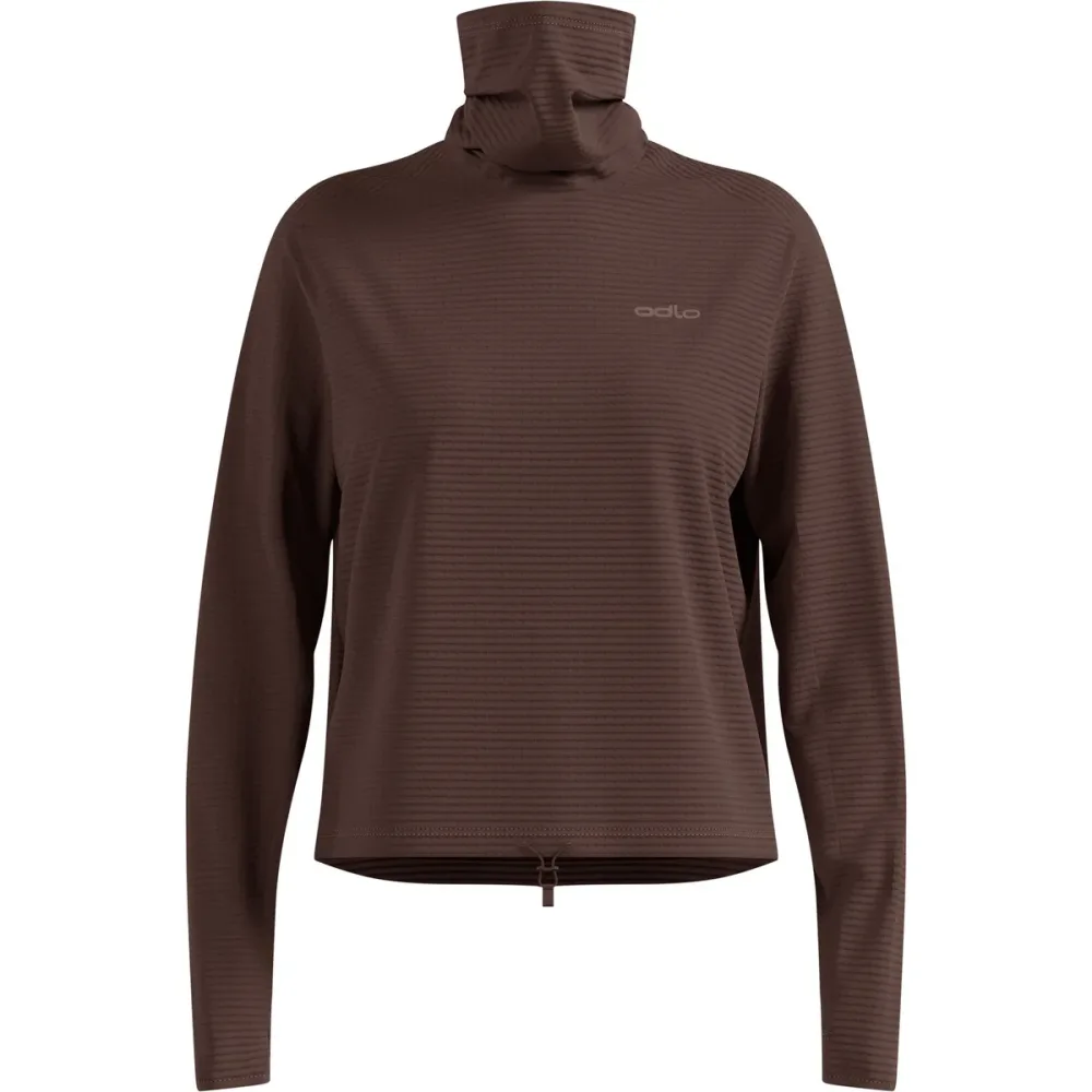 Odlo Essential Thermal Lauf-Mid Layer für Damen - Trail Running, Running - braun, S