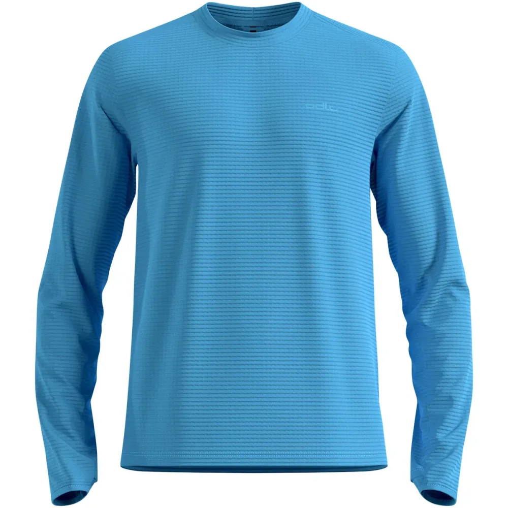 Odlo Essential Thermal Lauf-Mid Layer für Herren - Trail Running, Running - blau, XS