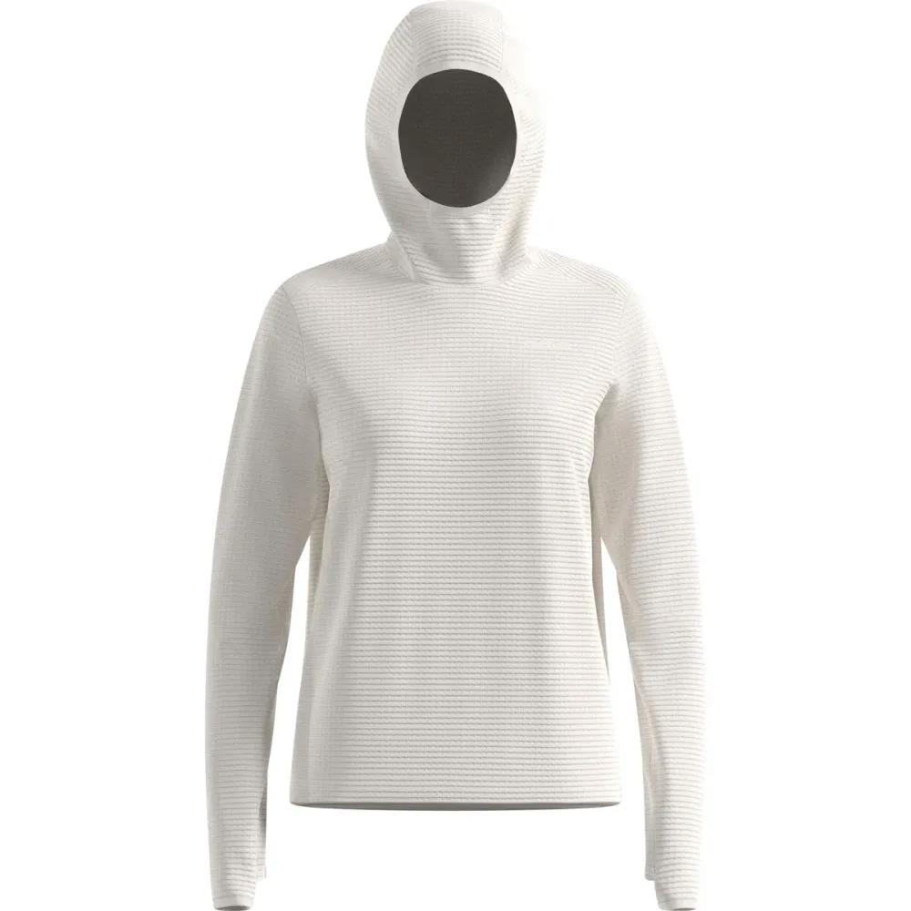 Odlo Essential Thermal Lauf-Hoodie für Damen - Trail Running, Running - grau, S