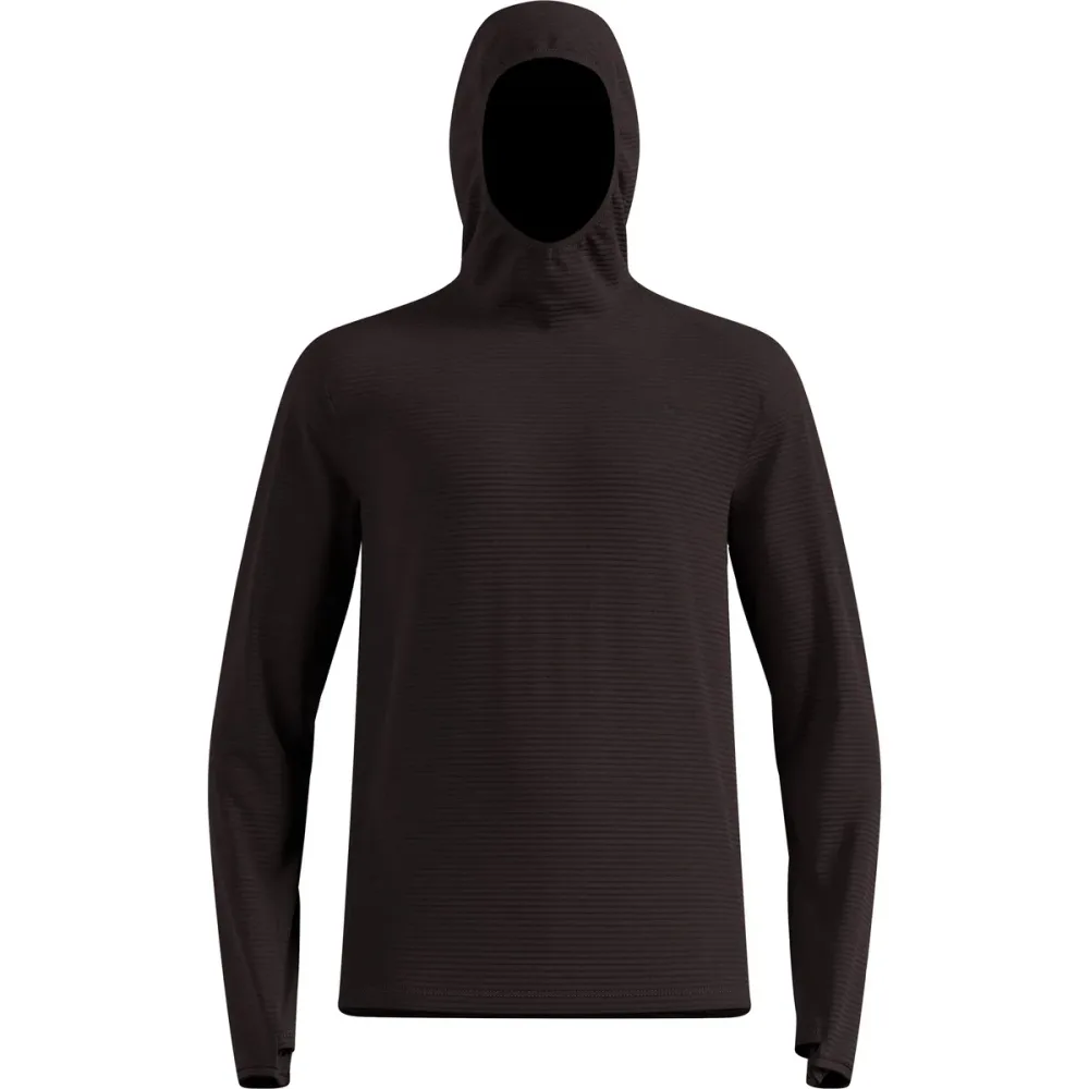 Odlo Essential Thermal Lauf-Hoodie für Herren - Trail Running, Running - braun, M