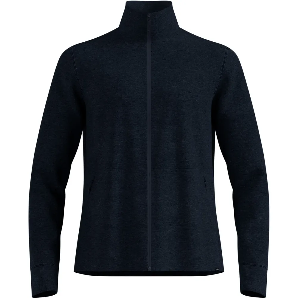 Odlo Grid Fleece Mid Layer Full-Zip für Herren - Wandern - marineblau, M