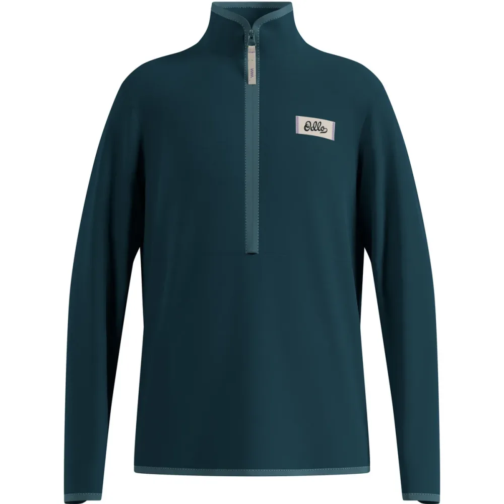 Odlo Classic Fleece Mid Layer Half-Zip - Abenteuer & Komfort, Wandern - marineblau, 116